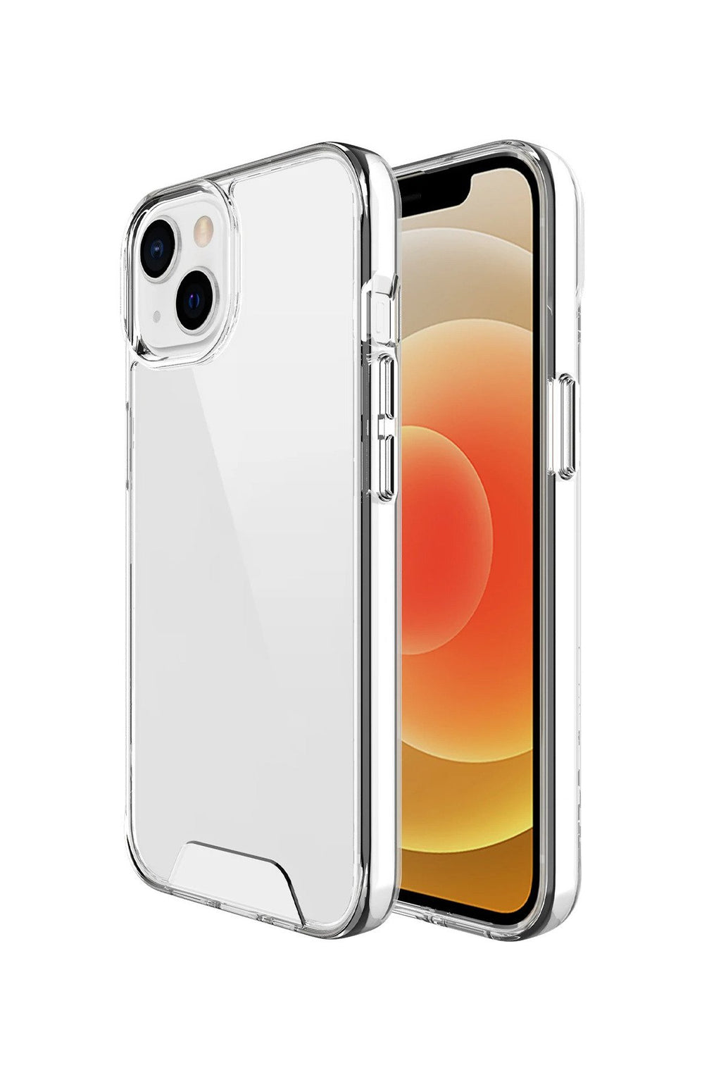 Iphone 13 Ve 14 Kılıf Şeffaf Darbe Emici Kamera Çerçeveli Lüx Premium Tuşlu