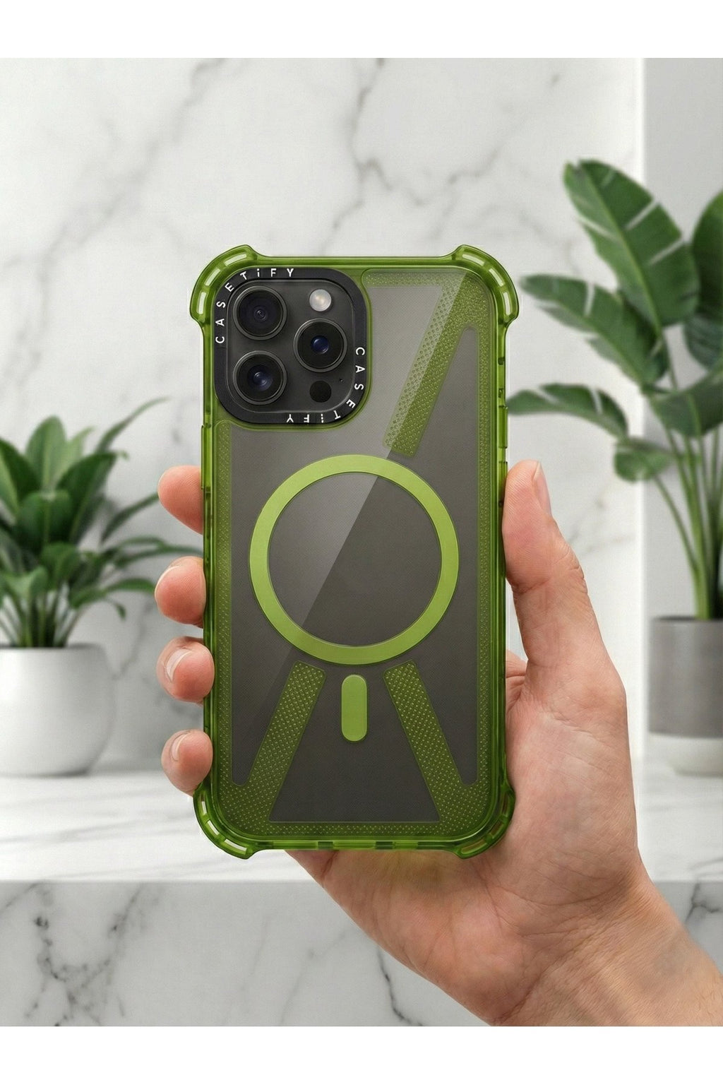 İphone 15 Pro Max Uyumlu Magsafe Destekli Premium Sararmaz Şeffaf Darbe Koruyucu Kılıf