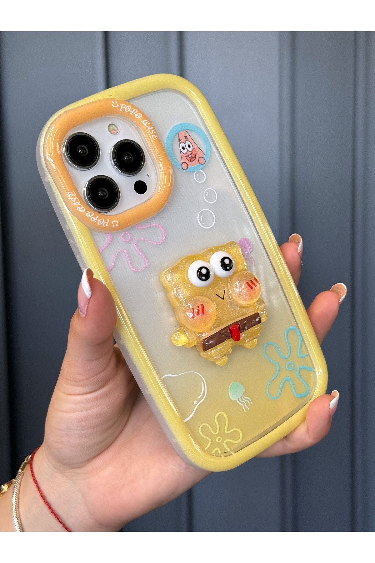 iPhone 14 Pro Max Uyumlu 3 Boyutlu Karakter Desenli Darbe Emici Özellikli Lüx Tam Koruyucu Kılıf