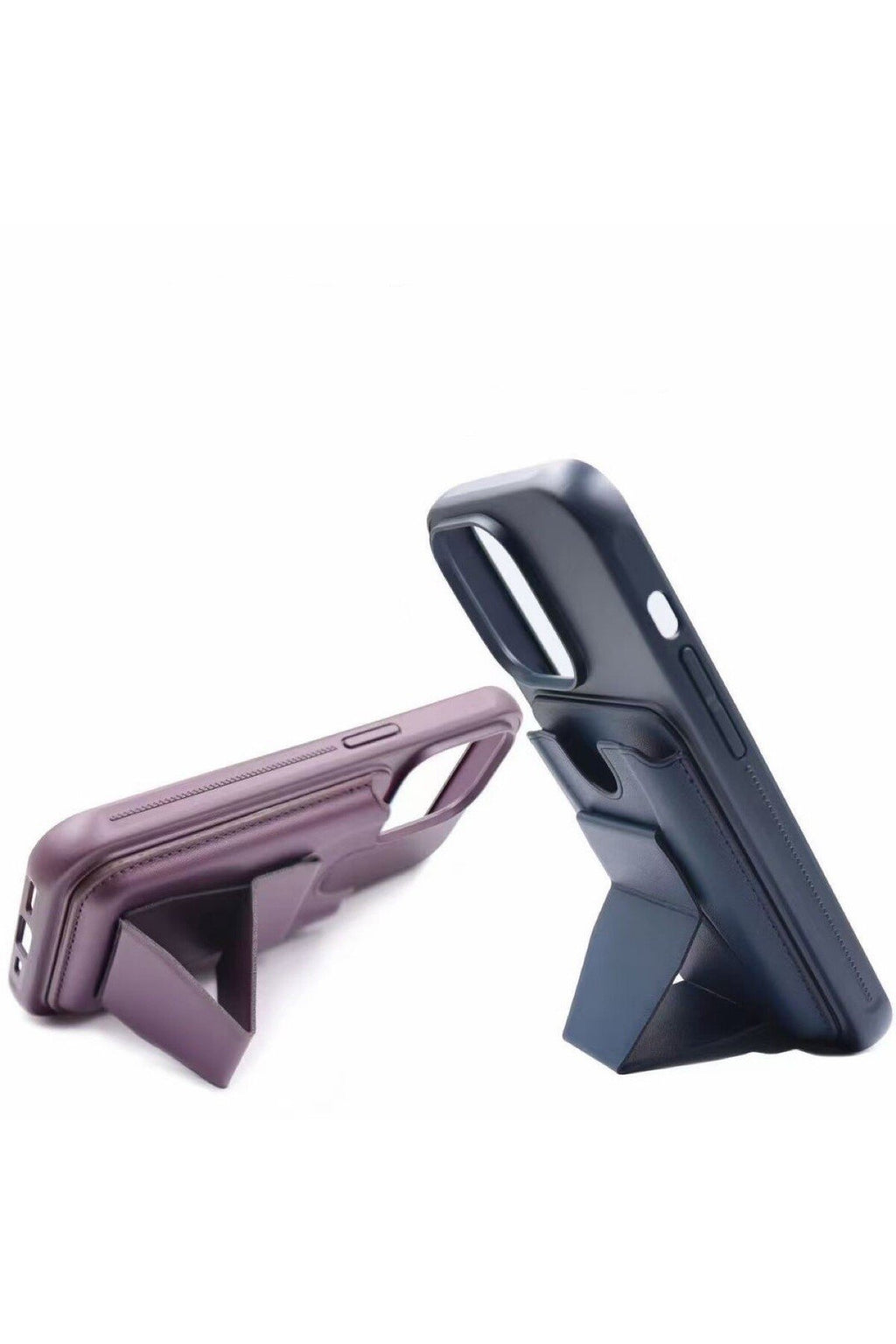 iPhone 14 Plus ve 15 Plus Uyumlu Kartlık Cüzdan ve Stand Destekli Darbe Koruyucu Telefon Kılıfı