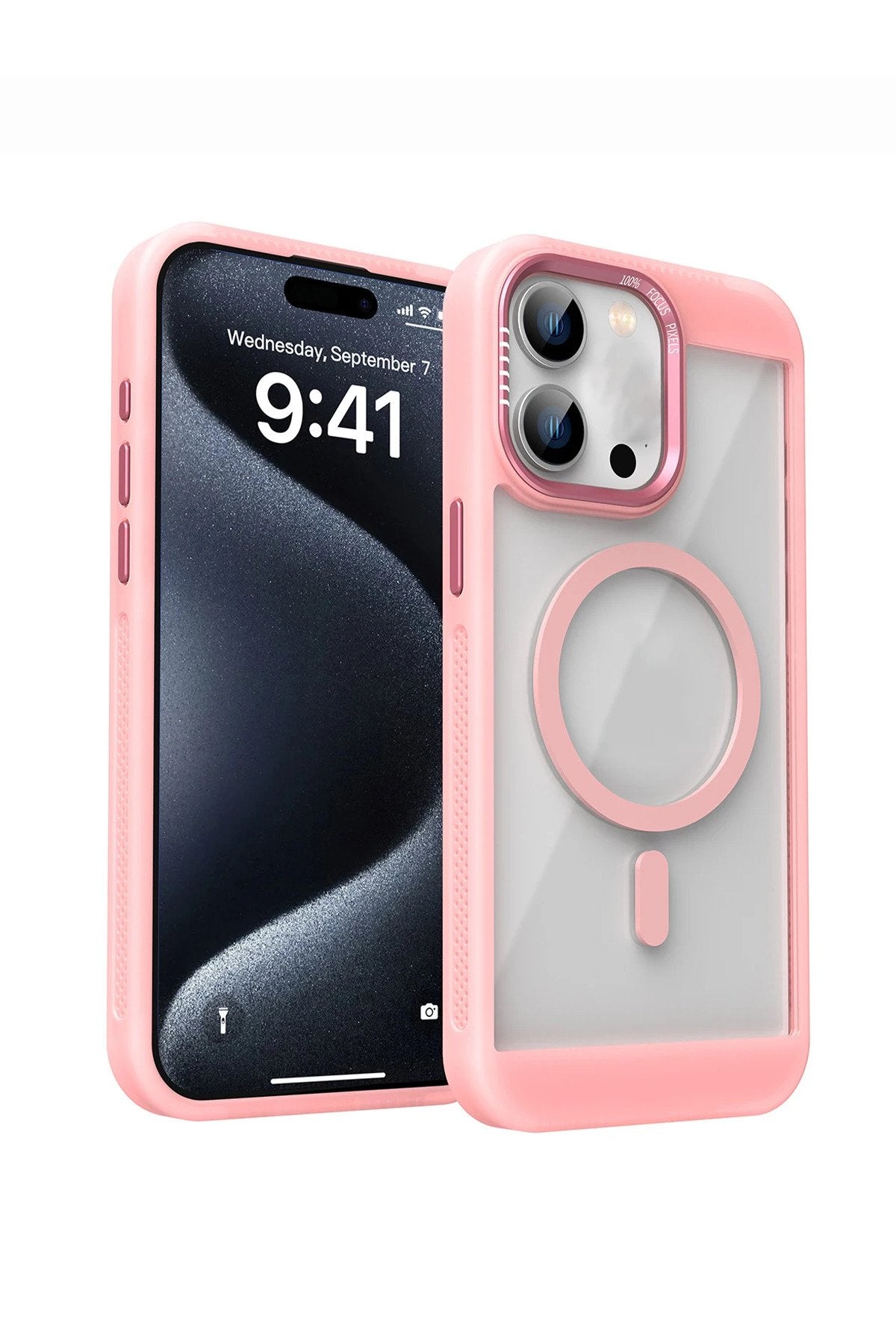 iPhone 12 Ve 12 Pro Uyumlu Magsafe Destekli Kamera Koruma Çerçeveli Darbe Emici Premium Kılıf