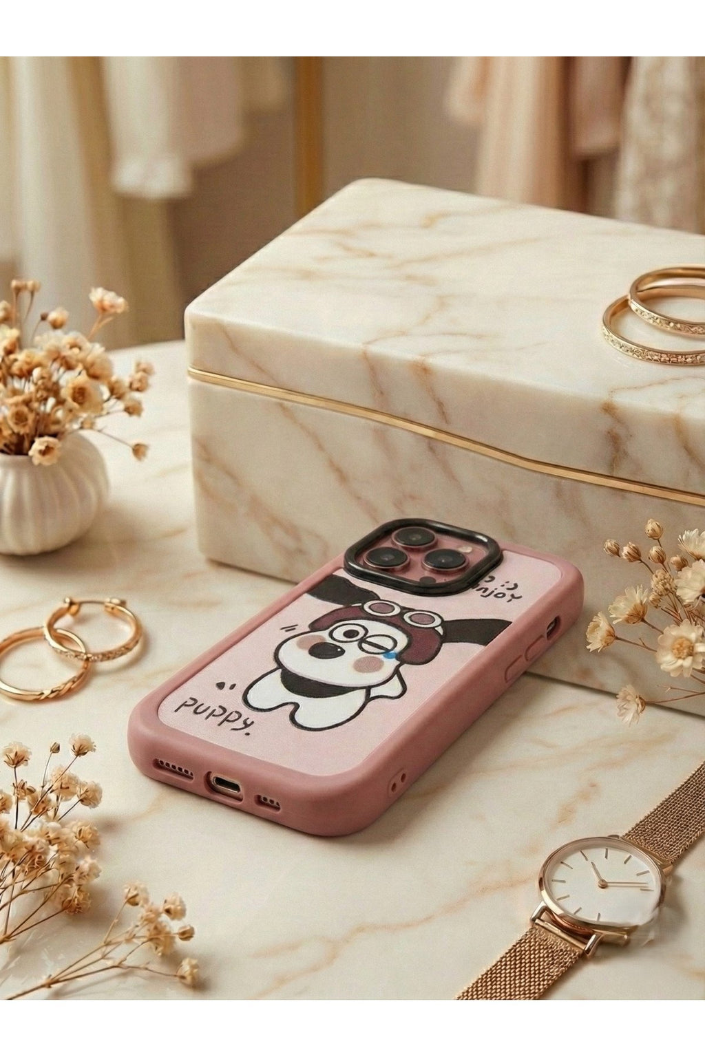 İphone 14 Pro Max Uyumlu 3D Karakter Desenli Kamera Koruma Çerçeveli Darbe Engelleyici Kılıf