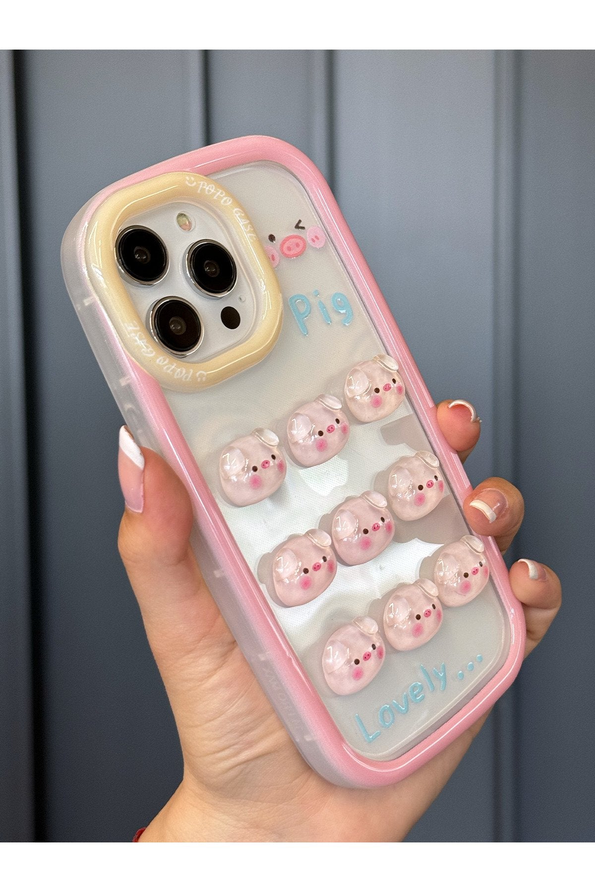 iPhone 14 Pro Max Uyumlu 3 Boyutlu Karakter Desenli Darbe Emici Özellikli Lüx Tam Koruyucu Kılıf