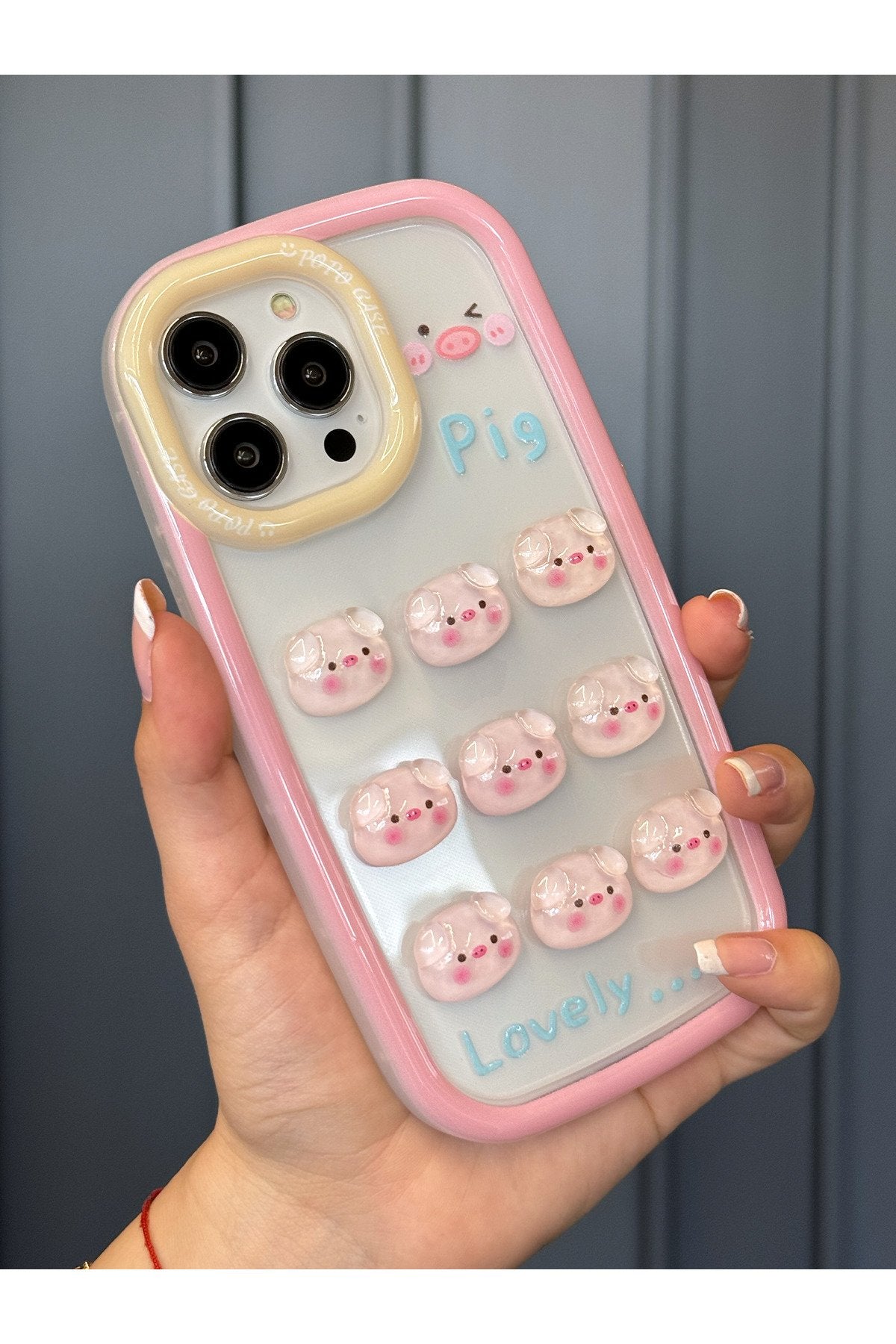 iPhone 14 Pro Max Uyumlu 3 Boyutlu Karakter Desenli Darbe Emici Özellikli Lüx Tam Koruyucu Kılıf