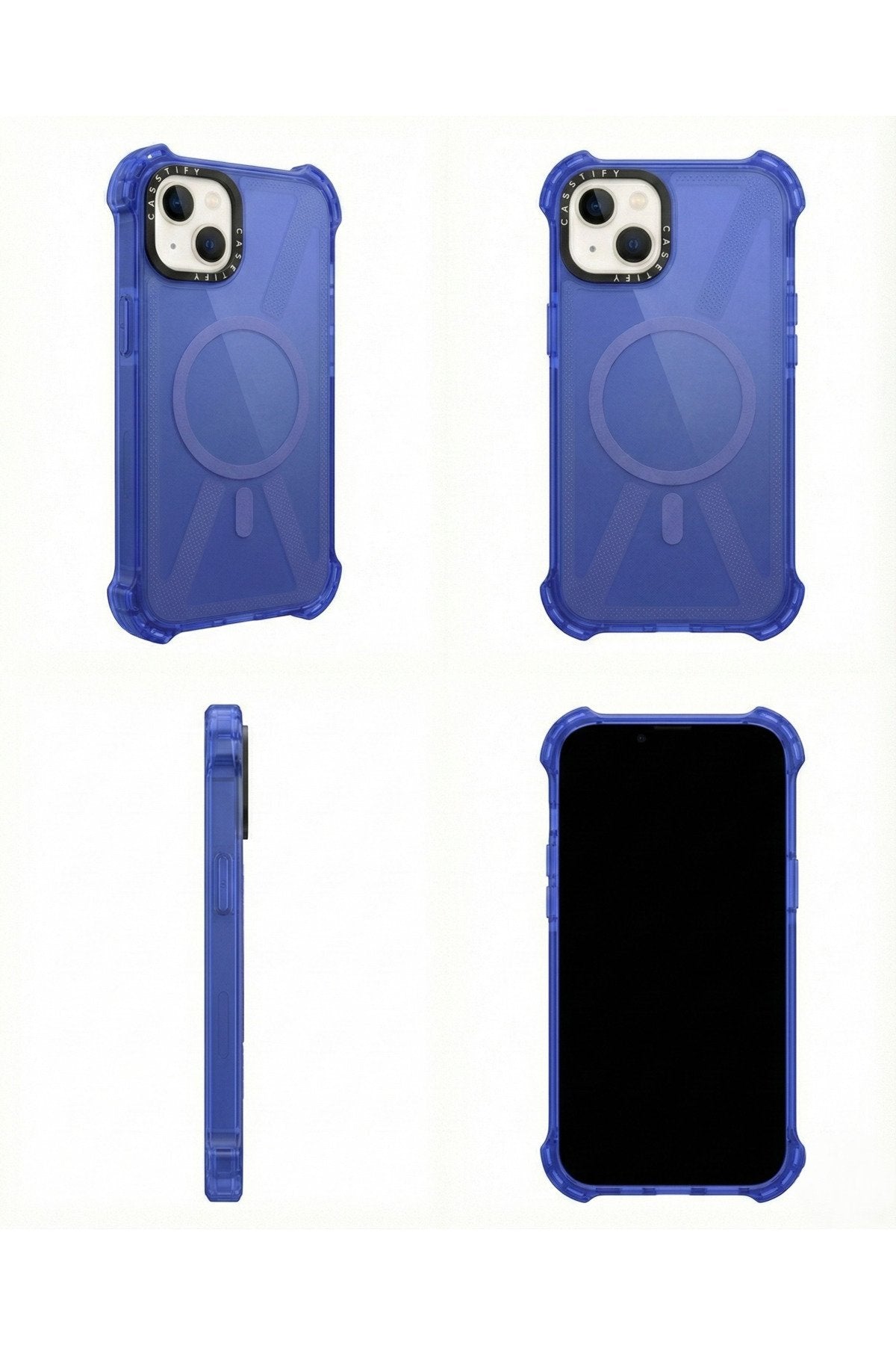 İphone 13 ve 14 Uyumlu Magsafe Destekli Darbe Koruyucu Güçlendirmeli Premium sararmaz Şeffaf Kılıf