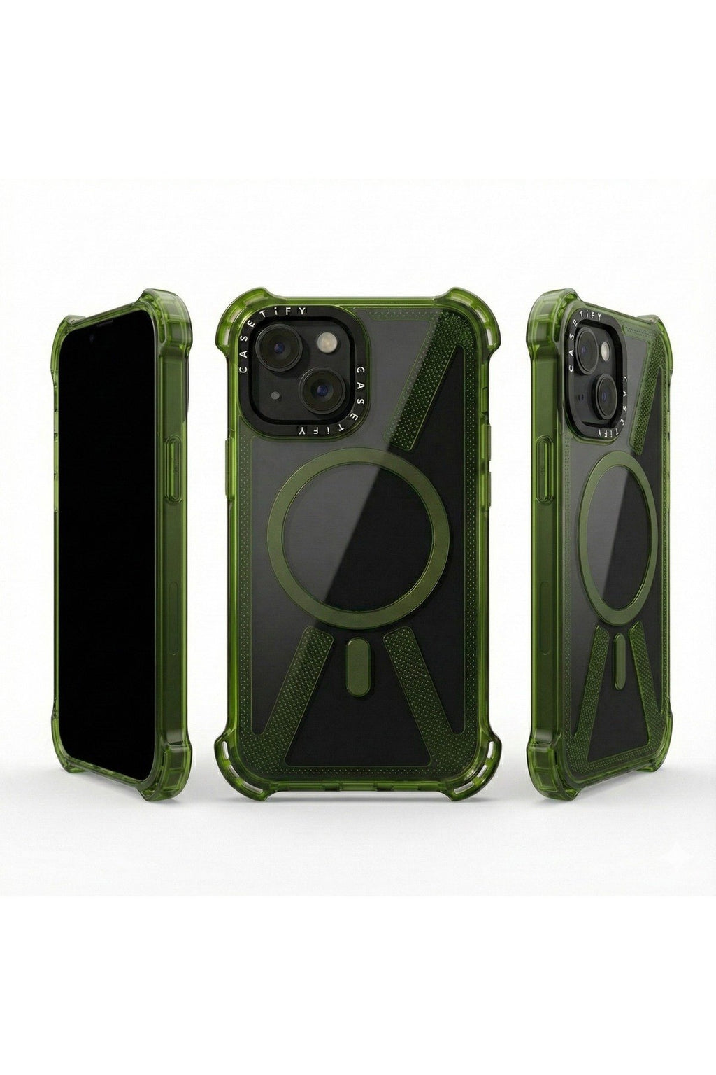 İphone 14 Plus ve 15 Plus Uyumlu Magsafe Destekli Premium Sararmaz Şeffaf Darbe Engelleyici Kılıf