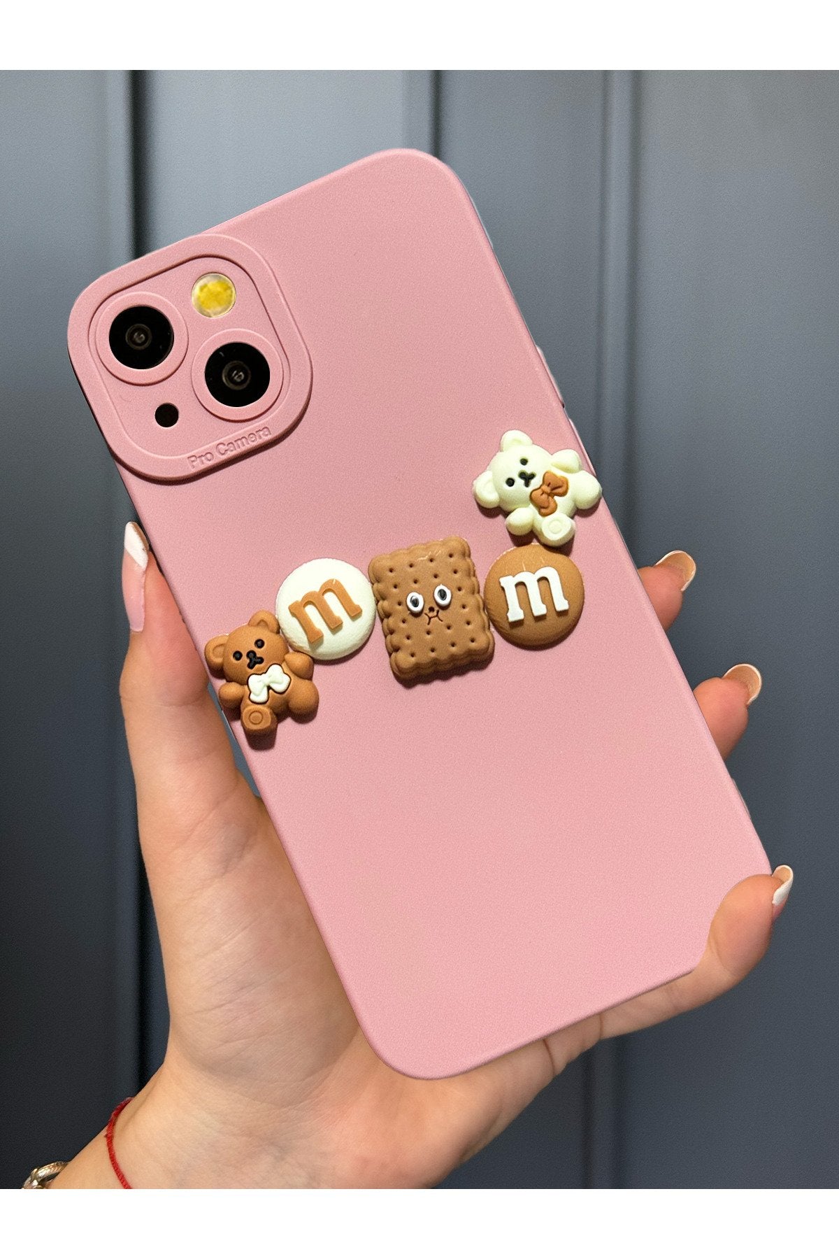 iPhone 13 Uyumlu Kamera Korumalı Ayıcık Figürlü Chocolate Bear Kılıf