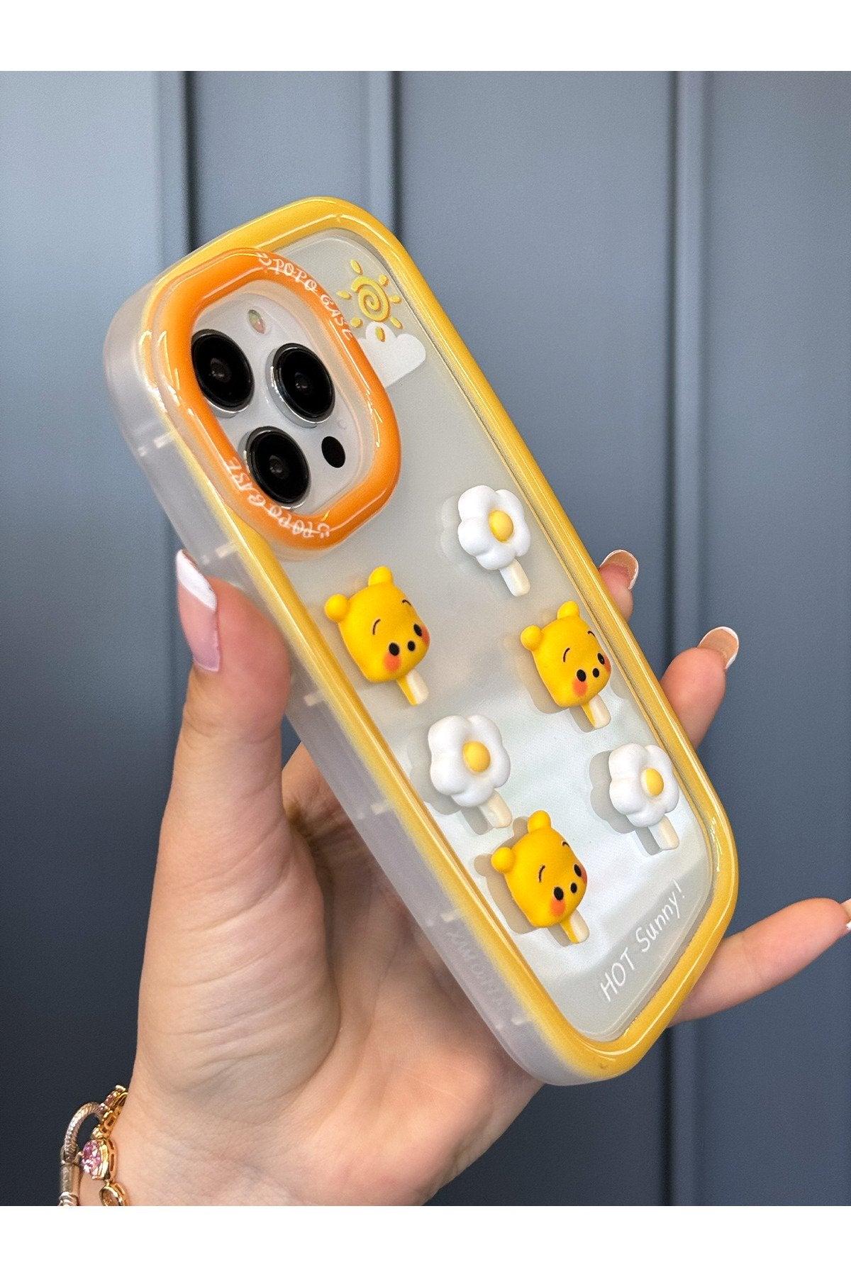 iPhone 14 Pro Max Uyumlu 3 Boyutlu Karakter Desenli Darbe Emici Özellikli Lüx Tam Koruyucu Kılıf