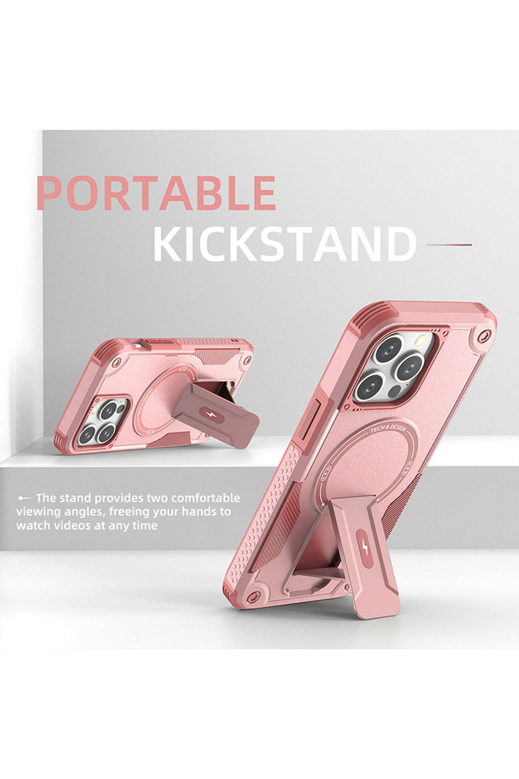 iPhone 13 Pro Uyumlu Kılıf Darbe Emici Şık Tasarım Koruyucu Kamera Çerçeveli Tank Kılıf