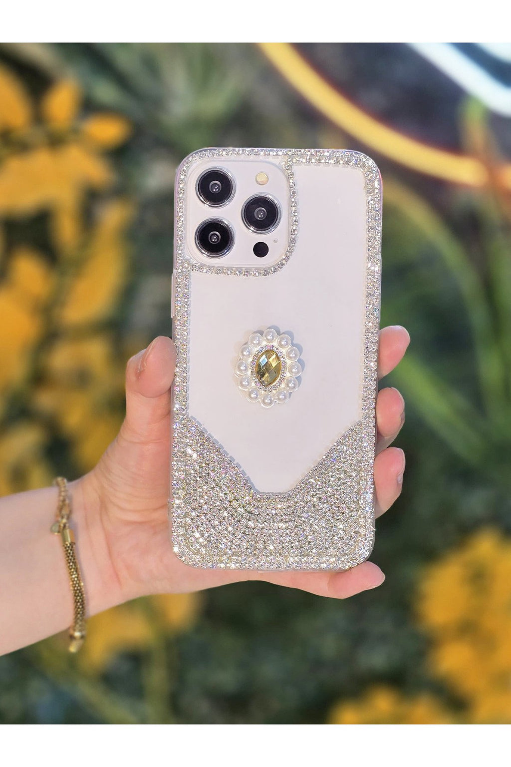 iPhone 12 Pro Max Uyumlu 3 Boyutlu Karakterli Taşlı Premium Lüüx Koruyucu Telefon Kılıfı