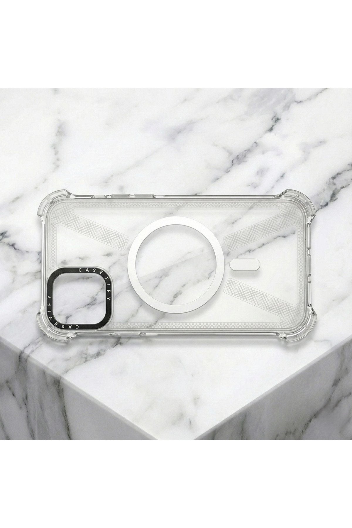 İphone 14 Plus ve 15 Plus Uyumlu Magsafe Destekli Premium Sararmaz Şeffaf Darbe Engelleyici Kılıf