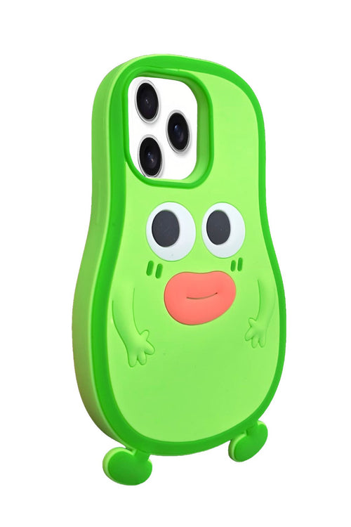 iPhone 11 Pro Uyumlu 3D Sevimli Avokado Telefon Kılıfı