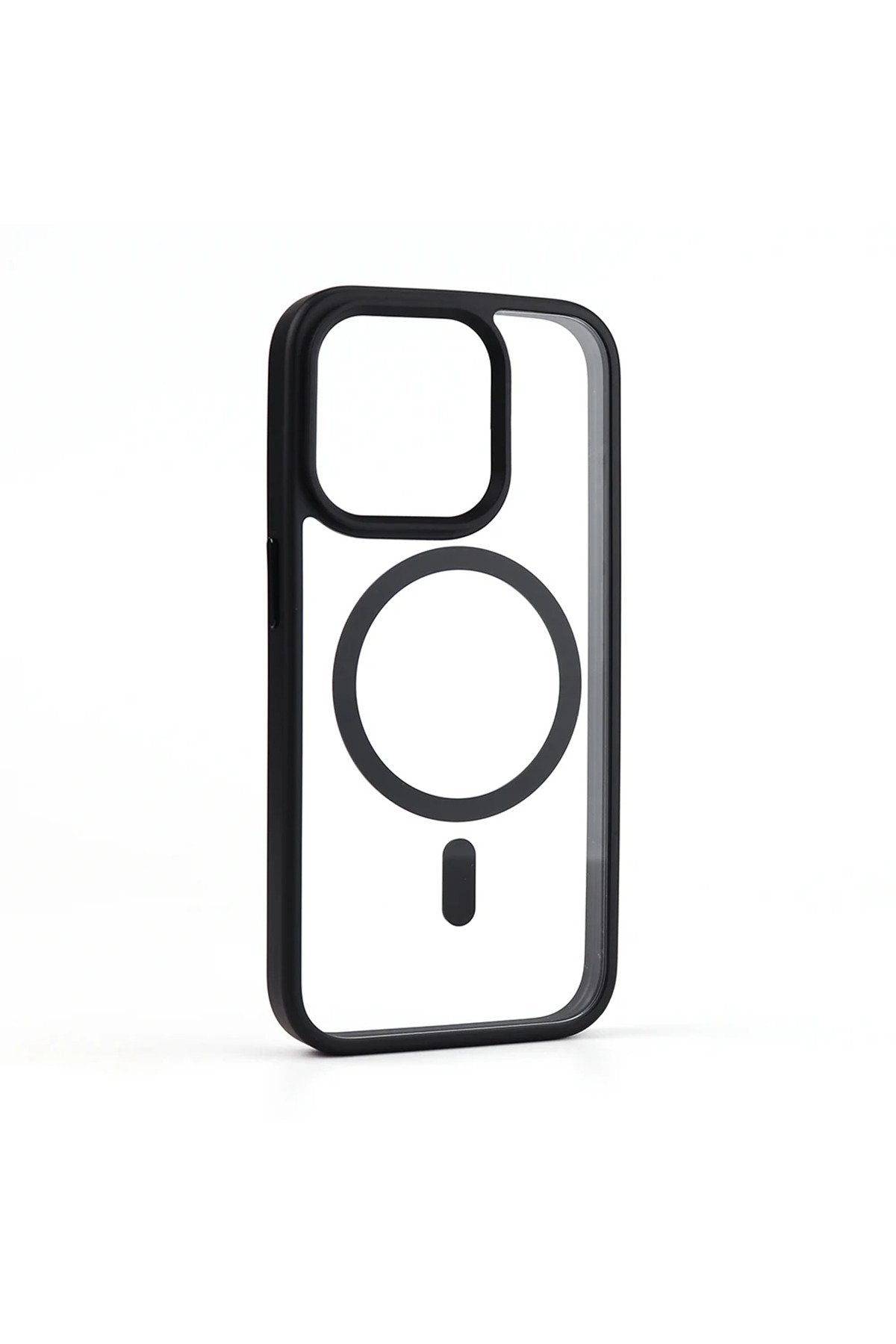 Iphone 14 Pro Max Kılıf Magsafe Özellikli Kamera Çıkıntılı Şeffaf Renkli Premium