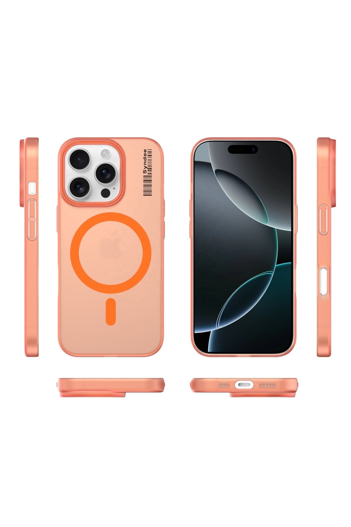 İphone 16 Pro Max Uyumlu Magsafe Destekli Buzlu İnce Tasarım Premium Telefon Kılıfı