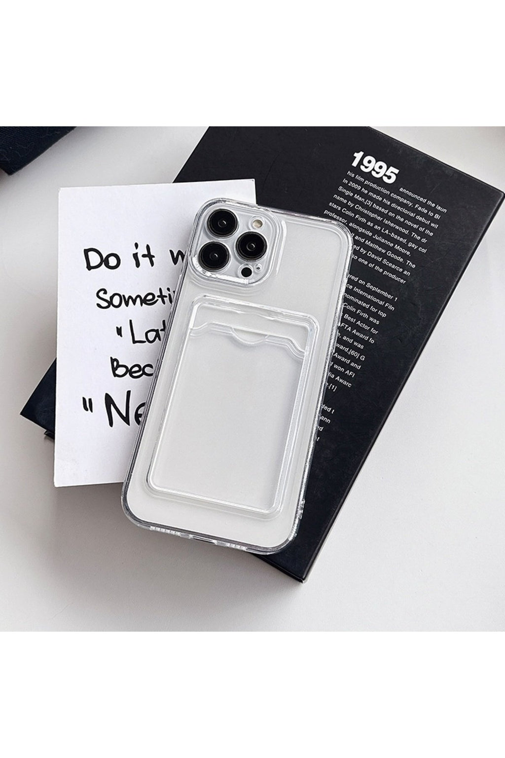 iPhone 12 Uyumlu Kartlıklı Premium Sararmaz Darbe Emici Telefon Kılıfı