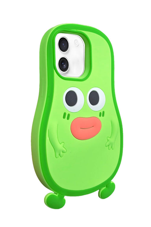 iPhone 11 Uyumlu Avokado 3D Karakterli Koruyucu Premium Telefon Kılıfı