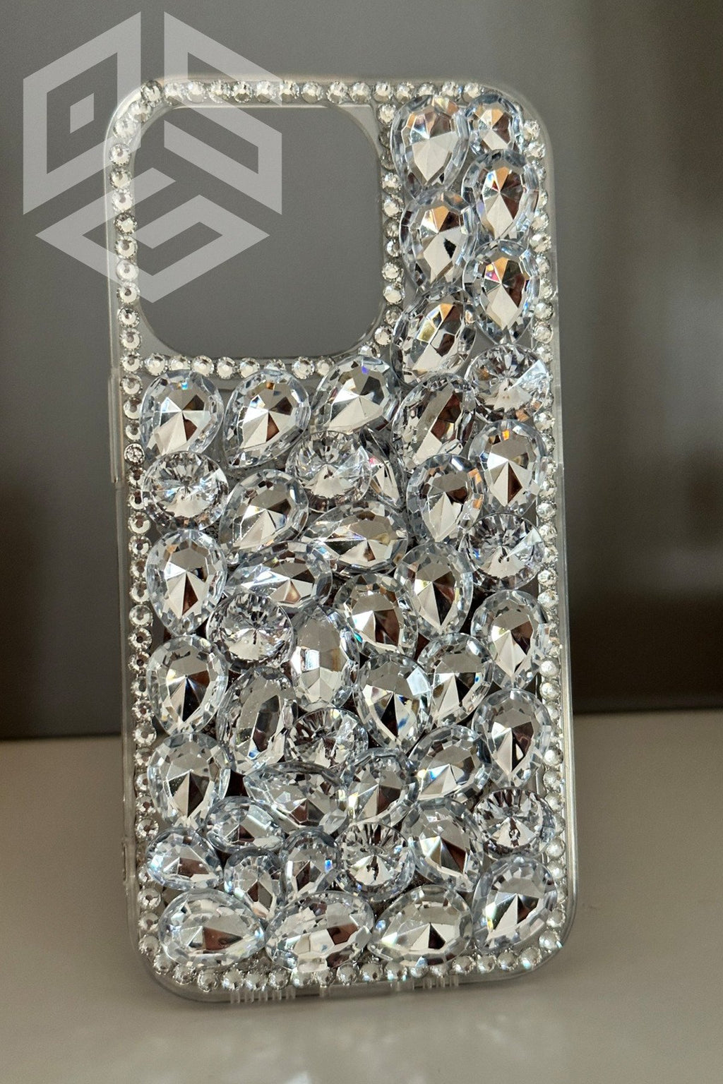 Iphone 13 Ve 14 Kılıf (2 MODEL İLE UYUMLUDUR) Ultra Lüx Renkli Damla Taşlı Kokoş Kılıf