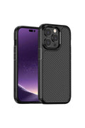 Iphone 13 Pro Kılıf Karbon Tasarım Darbe Emici Hologramlı Lüx