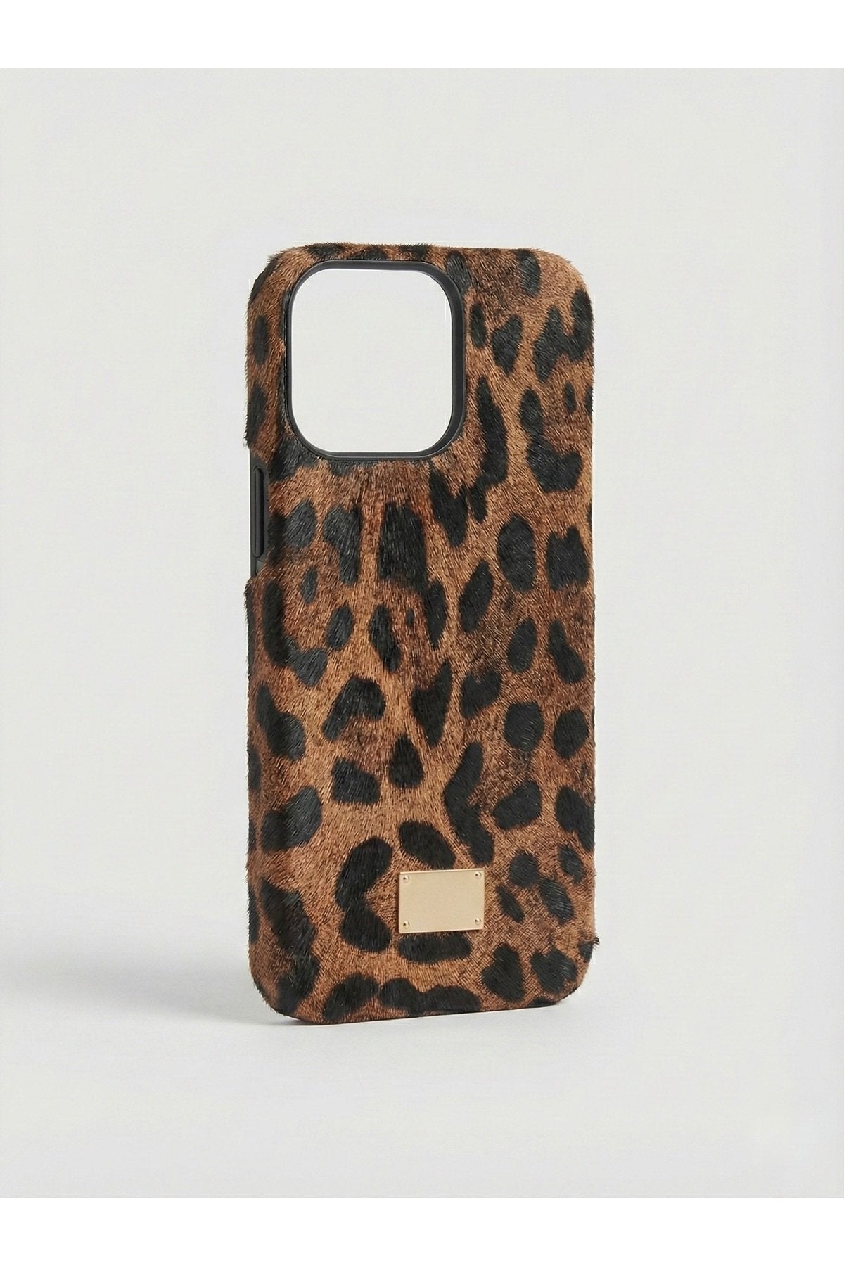 İphone 13 ve 14 Uyumlu Leopar Desenli Premium Lüx Kalite Telefon Kılıfı