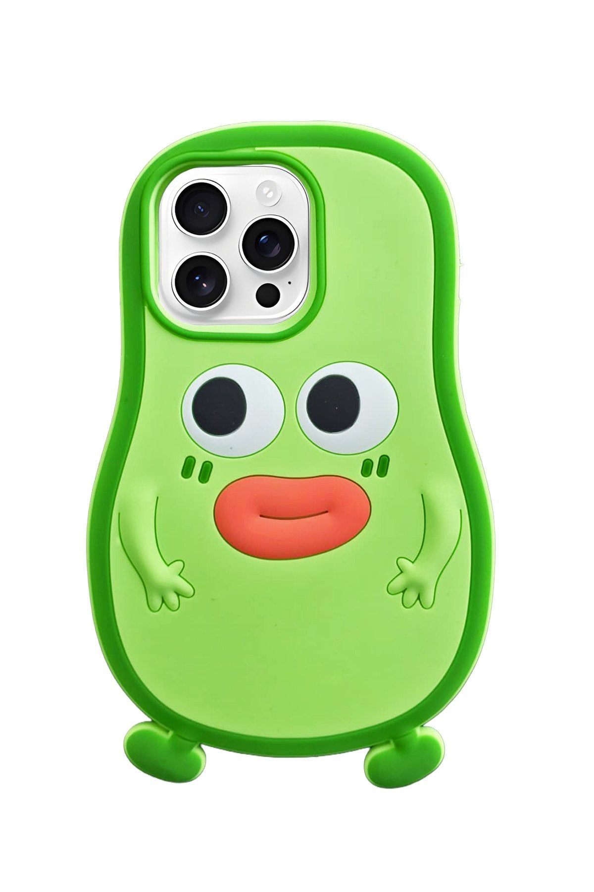 iPhone 14 Pro Max Uyumlu 3D Sevimli Avokado Telefon Kılıfı