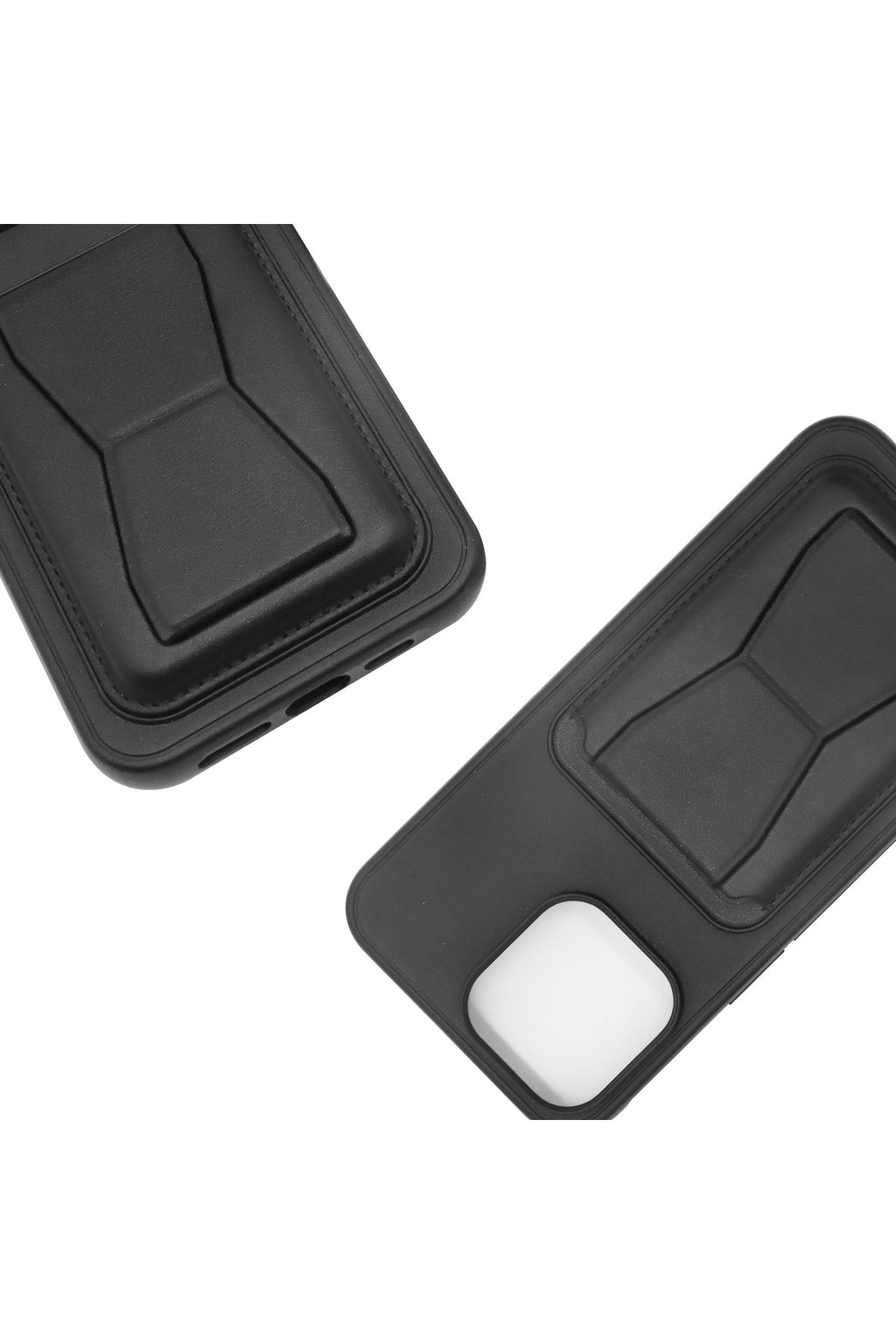 iPhone 14 Plus ve 15 Plus Uyumlu Kartlık Cüzdan ve Stand Destekli Darbe Koruyucu Telefon Kılıfı