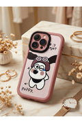 İphone 14 Pro Max Uyumlu 3D Karakter Desenli Kamera Koruma Çerçeveli Darbe Engelleyici Kılıf
