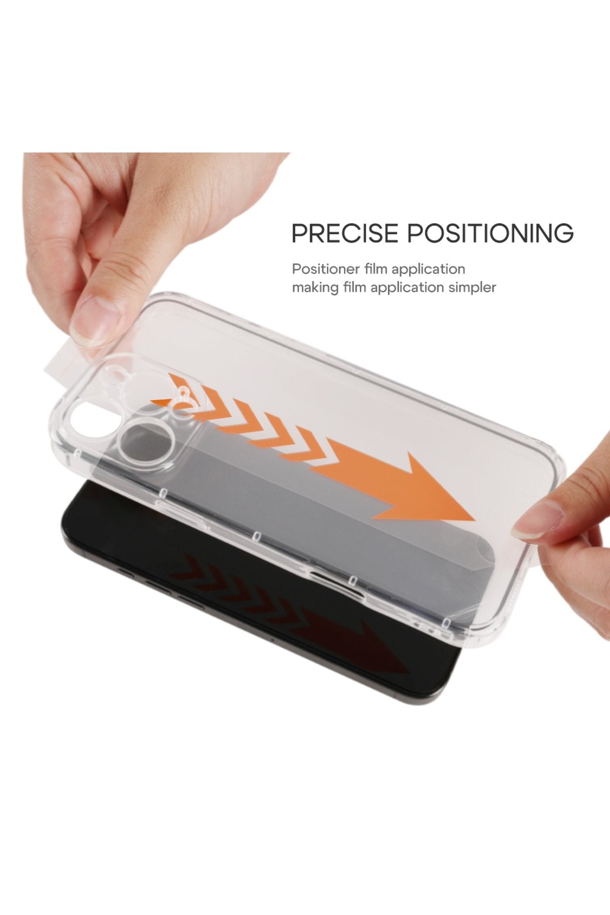 İphone 16 Pro Max Uyumlu Şeffaf Kılıf ve Aparatlı Ekran Koruyucu Özellikli Premium Kamera Korumalı