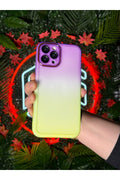 Iphone 12 Pro Max Kılıf Çift Renk Kamera Korumalı Darbe Emici Lüx