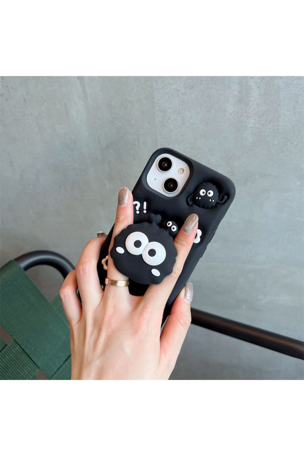 iPhone 14 Pro Max Uyumlu 3 Boyutlu Darbe Emici Tasarım Telefon Kılıfı