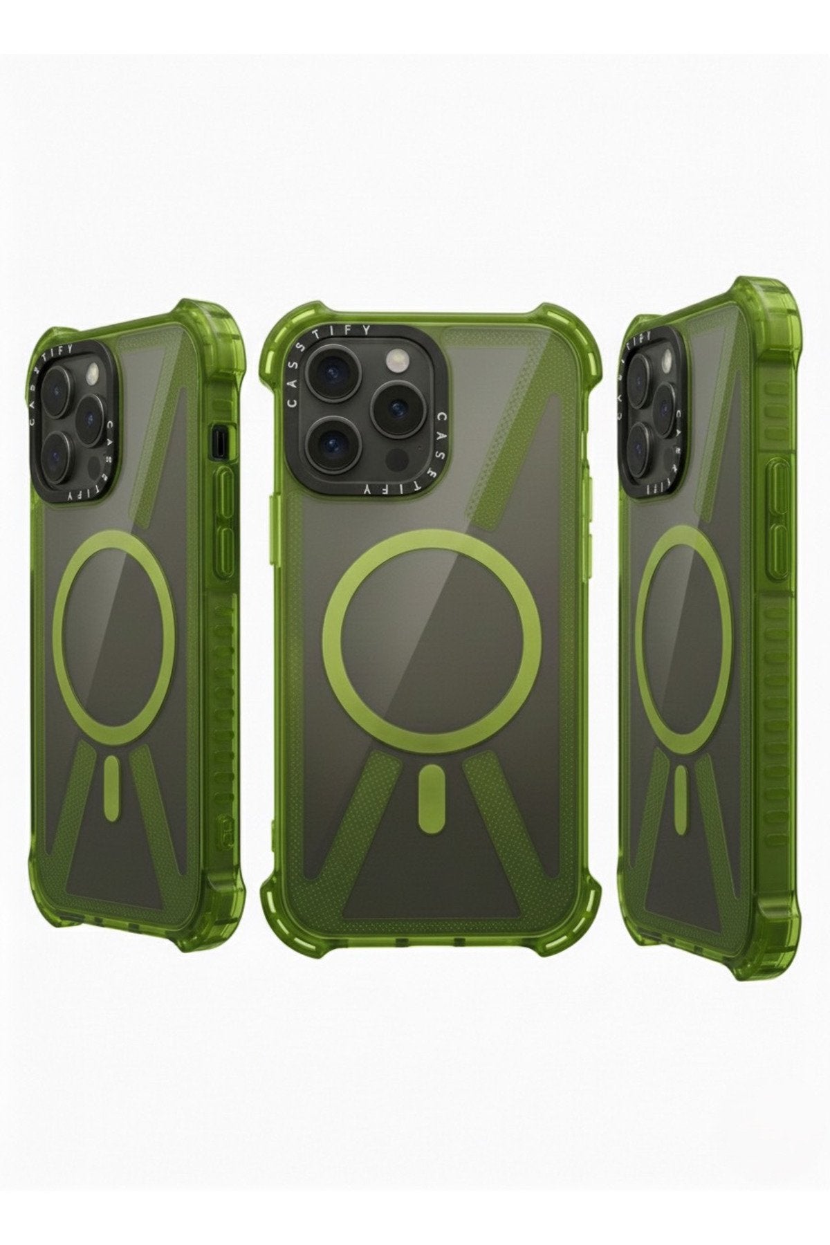 İphone 15 Pro Max Uyumlu Magsafe Destekli Premium Sararmaz Şeffaf Darbe Koruyucu Kılıf