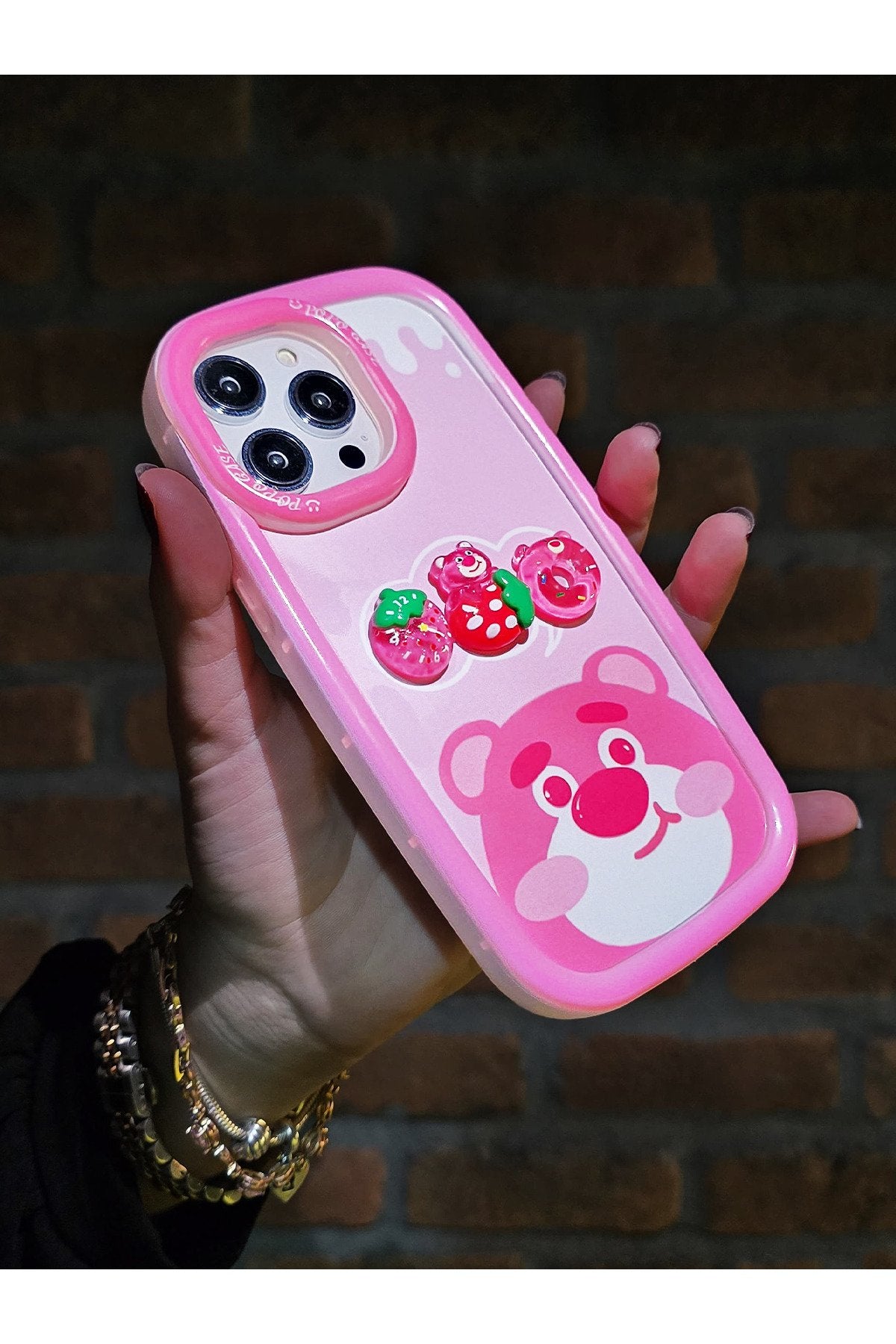 iPhone 12 Ve 12 Pro Uyumlu 3 Boyutlu Karakter Desenli Darbe Emici Özellikli Lüx Tam Koruyucu Kılıf