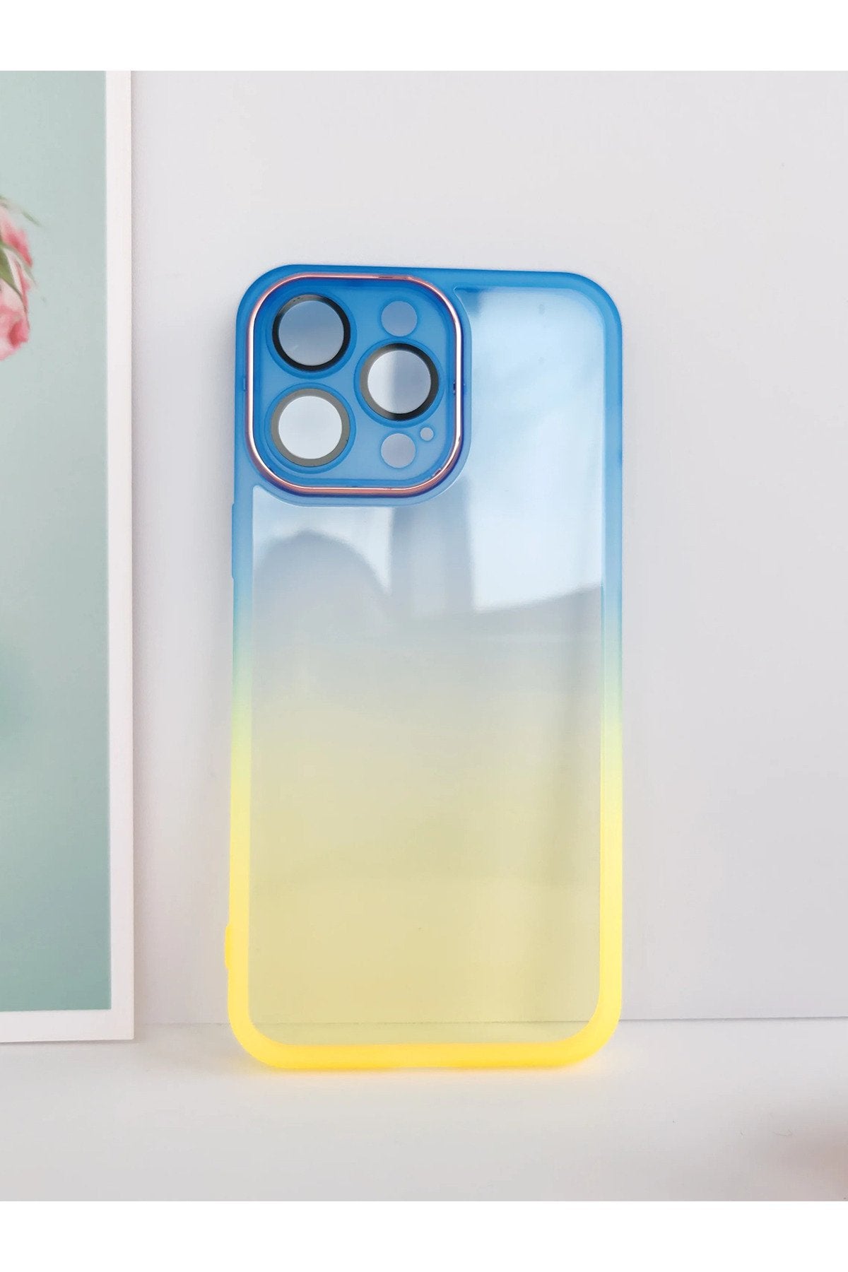 Iphone 13 Pro Max Kılıf Çift Renk Kamera Korumalı Darbe Emici Lüx