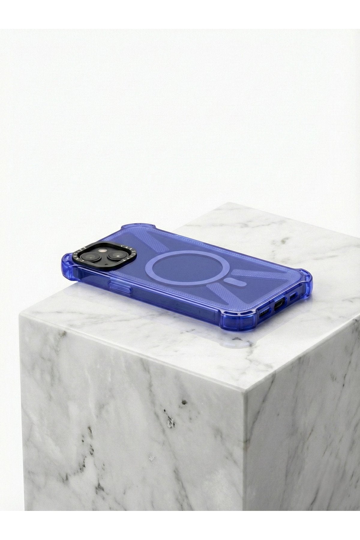 İphone 15 Pro Max Uyumlu Magsafe Destekli Premium Sararmaz Şeffaf Darbe Koruyucu Kılıf