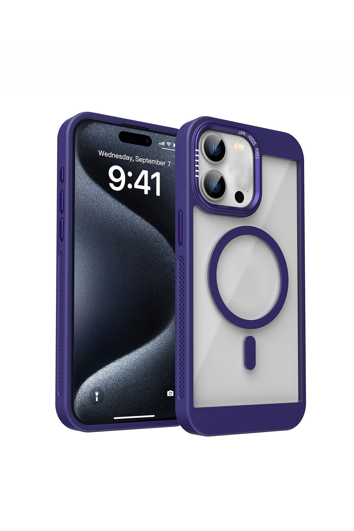 iPhone 12 Ve 12 Pro Uyumlu Magsafe Destekli Kamera Koruma Çerçeveli Darbe Emici Premium Kılıf