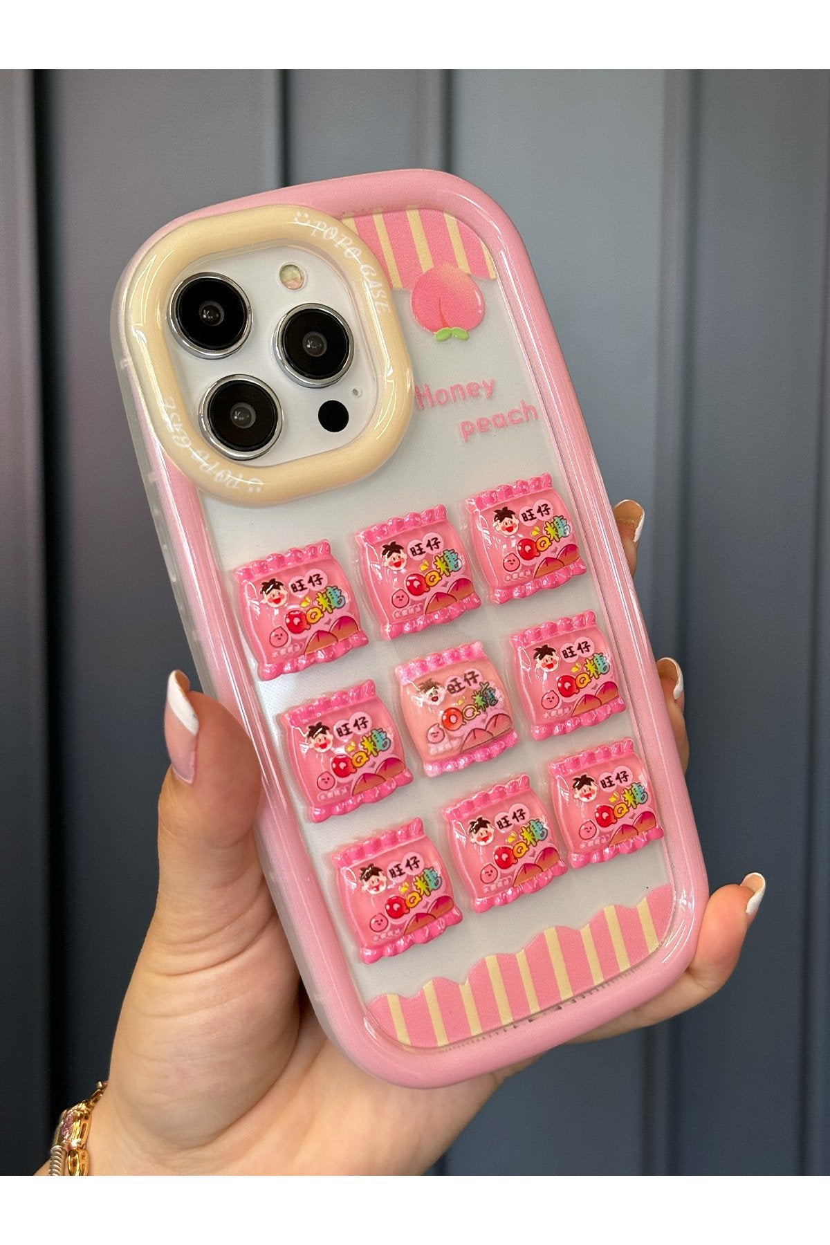 iPhone 14 Pro Max Uyumlu 3 Boyutlu Karakter Desenli Darbe Emici Özellikli Lüx Tam Koruyucu Kılıf