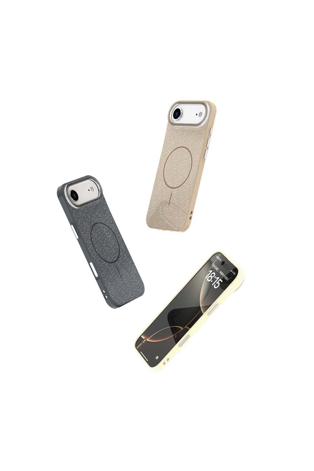 iPhone 17 Pro Max Uyumlu Magsafe Destekli Ultra Premium Sim İşlemeli Koruyucu Telefon Kılıfı