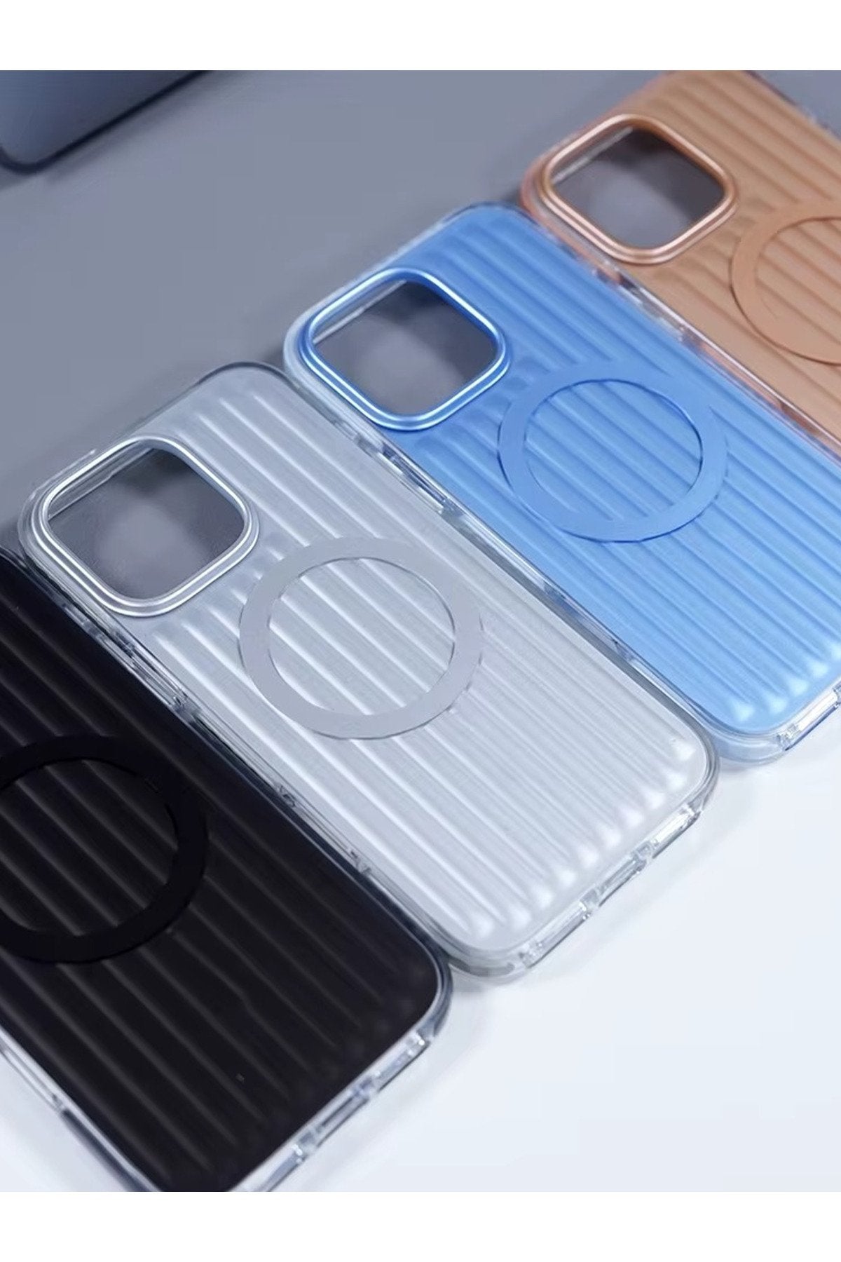 iPhone 16 Pro Max Uyumlu Premium Kasa Sararmaz Sert Yapılı Magsafe Destekli Koruyucu Telefon Kılıfı