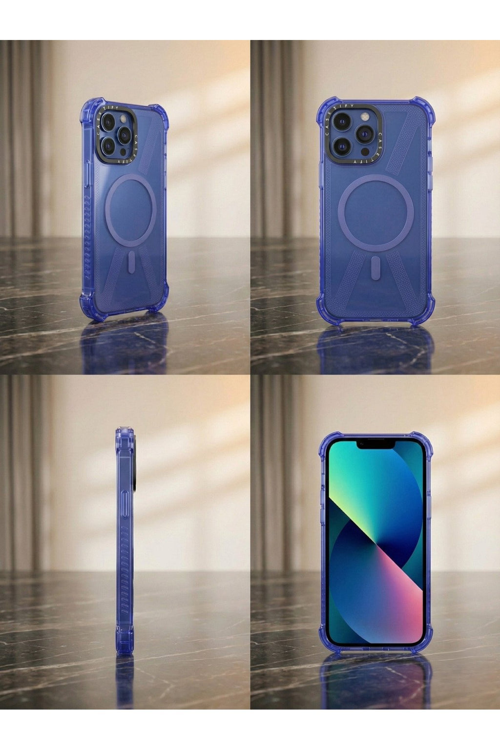 İphone 15 Pro Max Uyumlu Magsafe Destekli Premium Sararmaz Şeffaf Darbe Koruyucu Kılıf