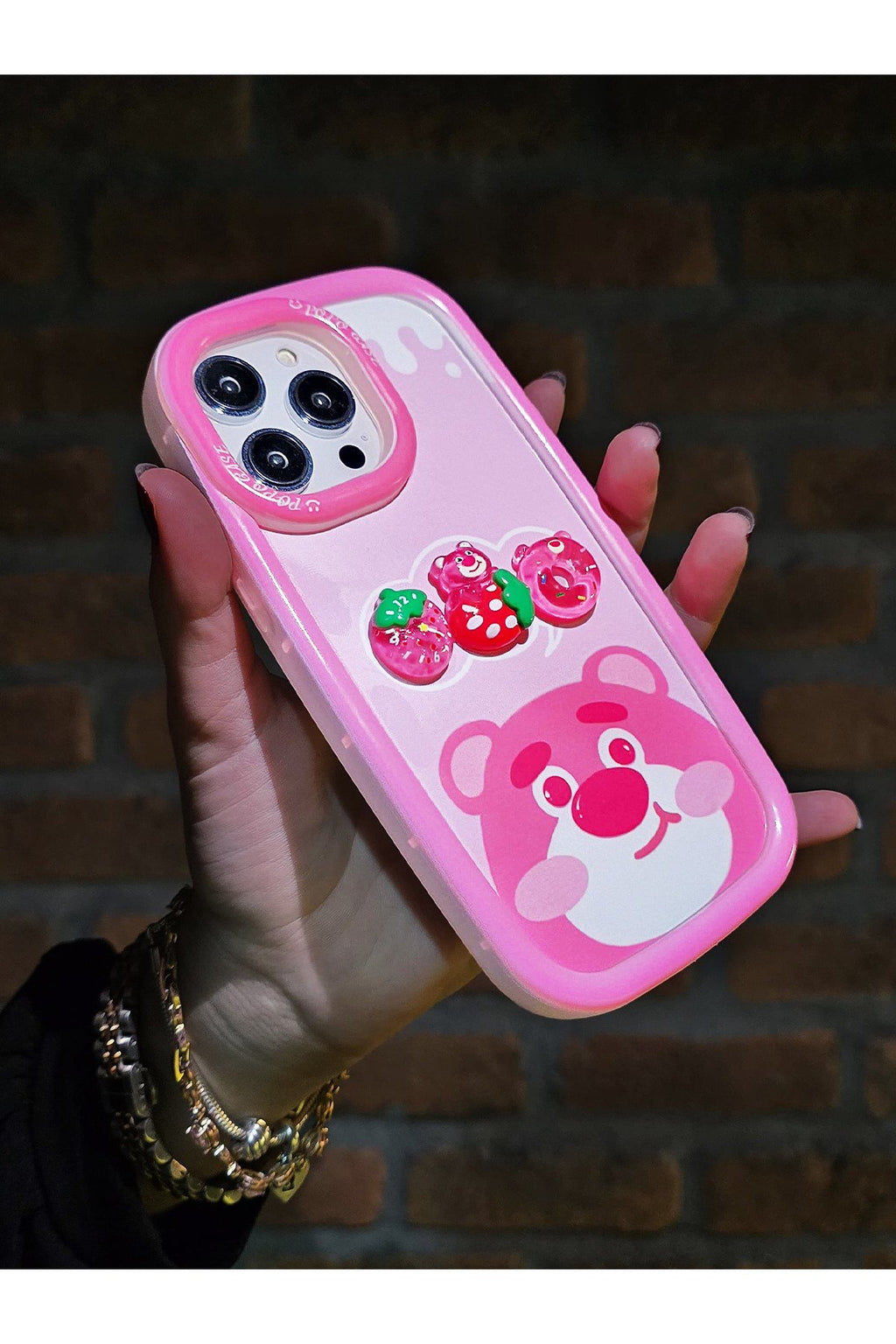 iPhone 13 Pro Uyumlu 3 Boyutlu Karakter Desenli Darbe Emici Özellikli Lüx Tam Koruyucu Kılıf